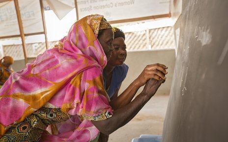 Humanitarian work with refugees in Cameroon