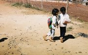 Two school girls